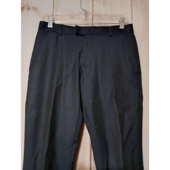 Topman Pants Men's 30 Slim Navy Wool Blend‎ - Picture 3 of 8